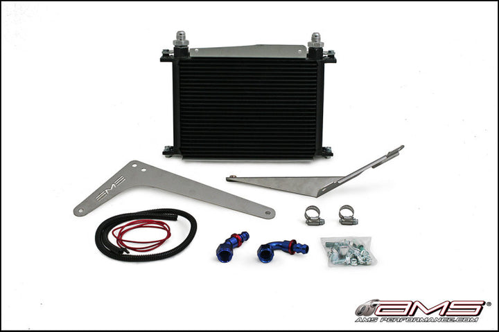 AMS Performance 08-15 Mitsubishi EVO X MR/Ralliart SST Transmission Oil Cooler Kit - Bull Strap