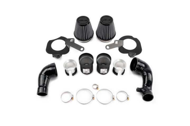 AMS Performance 16-24 Infiniti Q50 / 17-22 Infiniti Q60 80mm Air Intakes - Bull Strap