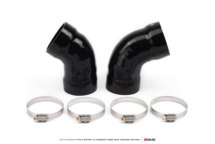 AMS Performance 17-20 Raptor/Ford F150 3.5L Ecoboost Turbo Inlet Tube Couplers - Bull Strap