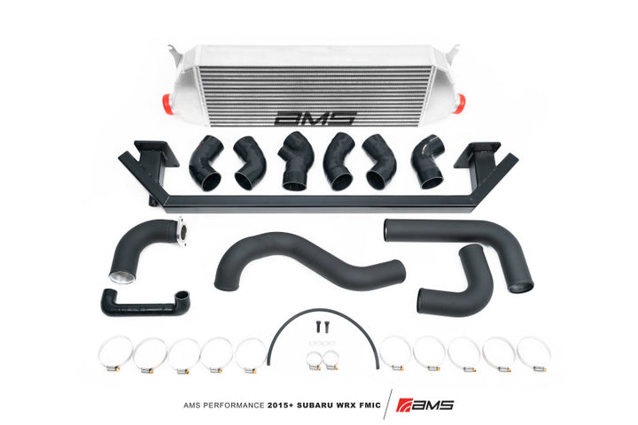 AMS Performance 2015+ Subaru WRX FA20 Front Mount Intercooler Kit with Bumper Beam - Bull Strap