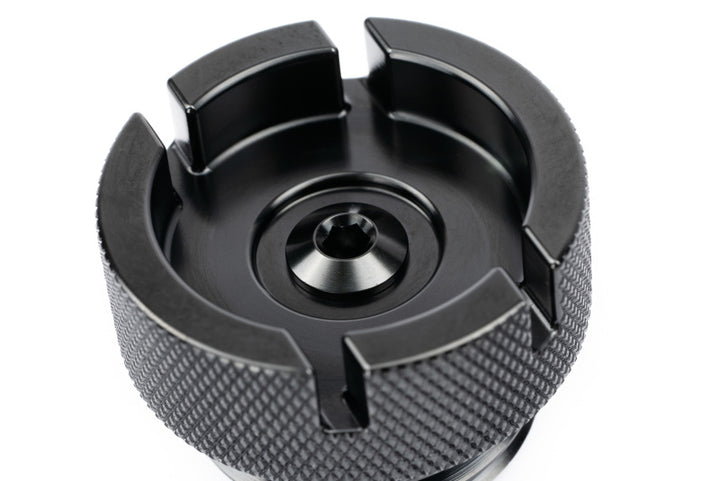 AMS Performance Subaru Billet Engine Oil Cap - Bull Strap