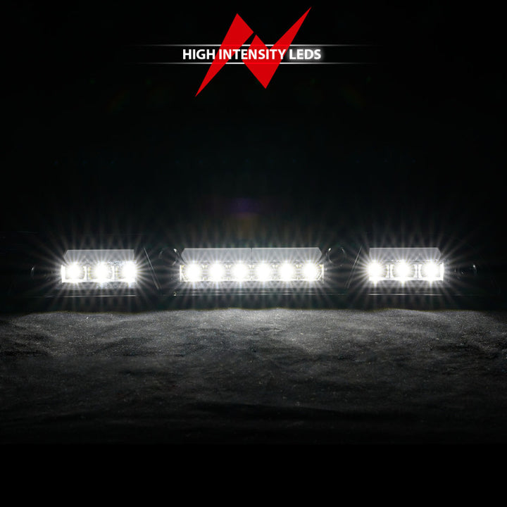 ANZO 15-20 Ford F-250 - F-550 LED Third Brake Light - Black Housing/Clear Lens - Bull Strap