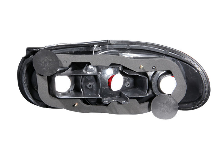ANZO 1990-1997 Mazda Miata Taillights Black - Bull Strap