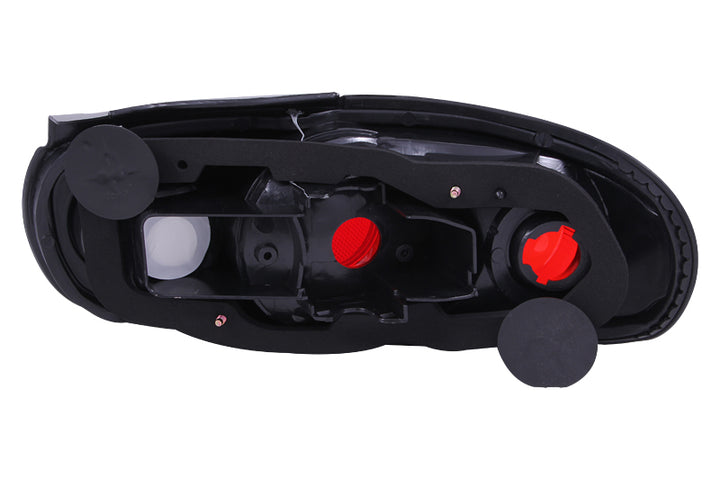 ANZO 1990-1997 Mazda Miata Taillights Chrome - Bull Strap