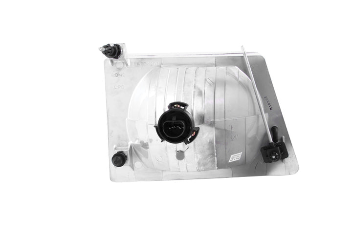 ANZO 1992-2006 Ford Econoline Crystal Headlights Chrome - Bull Strap