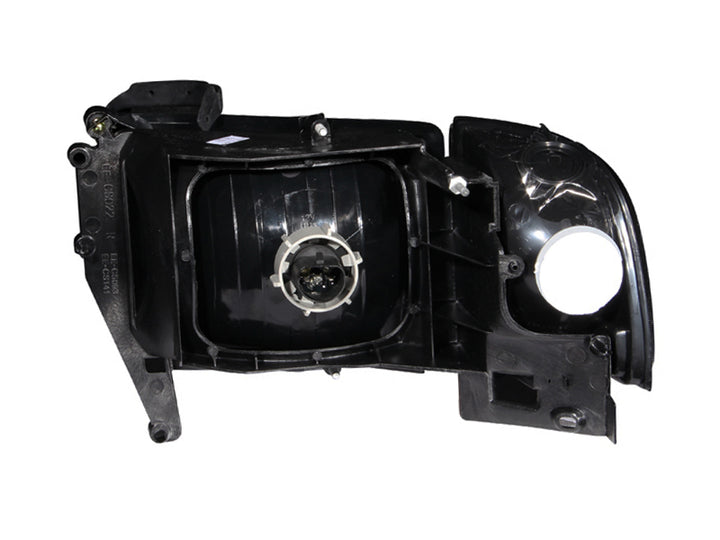 ANZO 1994-2001 Dodge Ram Crystal Headlights Black - Bull Strap