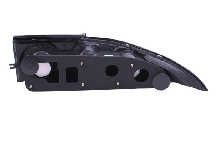 ANZO 1995-1999 Mitsubishi Eclipse Taillights Black - Bull Strap