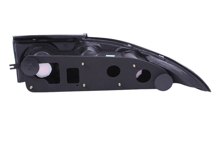 ANZO 1995-1999 Mitsubishi Eclipse Taillights Black - Bull Strap