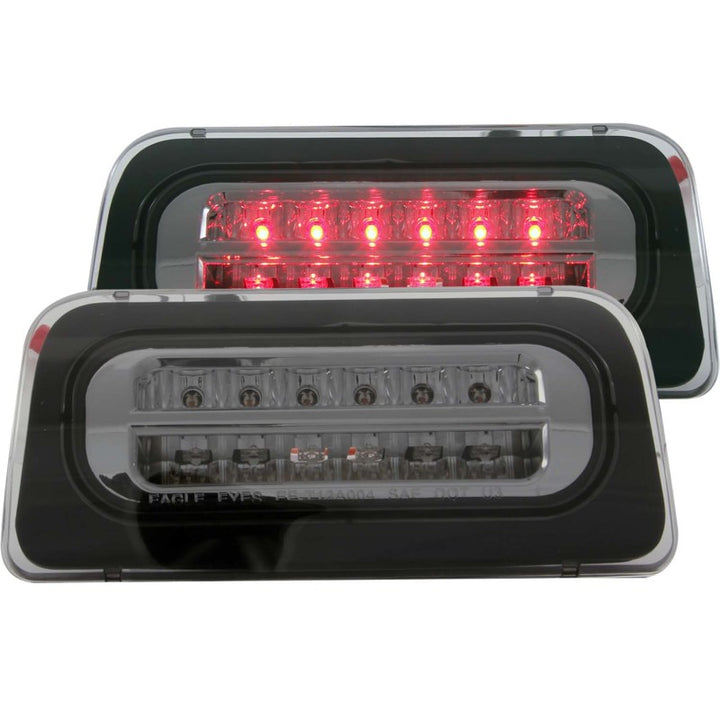 ANZO 1995-2005 Chevrolet S-10 LED 3rd Brake Light Smoke - Bull Strap