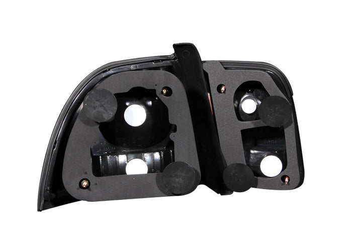 ANZO 1996-1997 Honda Accord Taillights Black - Bull Strap