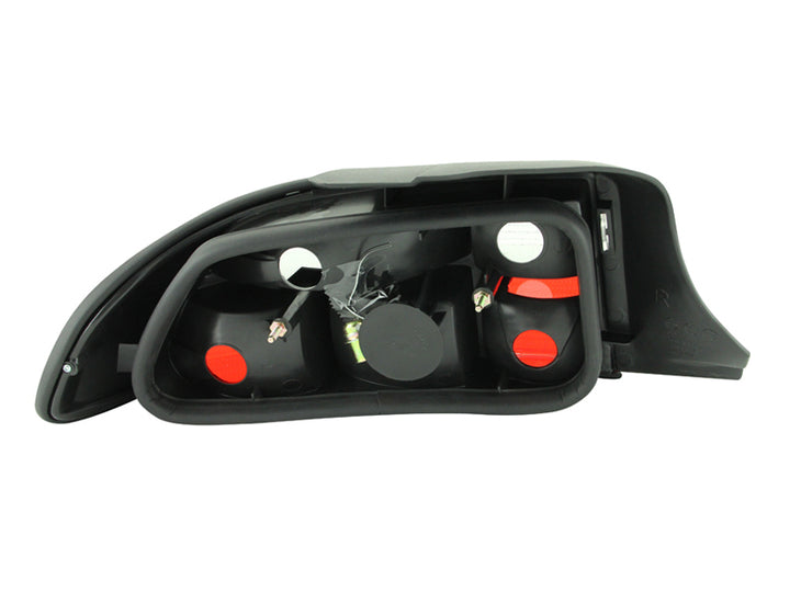 ANZO 1996-1999 BMW Z3 Taillights Red/Clear - Bull Strap