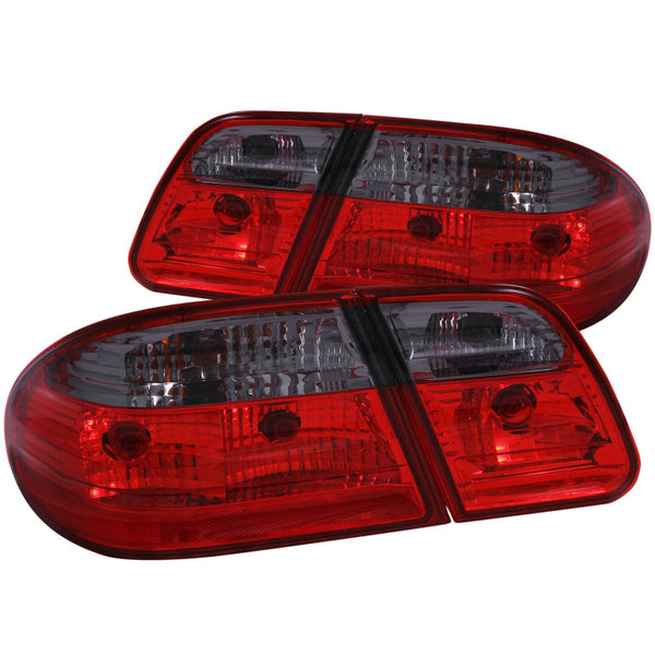 ANZO 1996-2002 Mercedes Benz E Class W210 Taillights Red/Smoke G2 - Bull Strap
