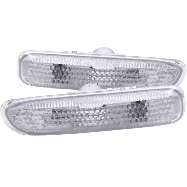 ANZO 1999-2001 BMW 3 Series Side Marker Lights Clear - Bull Strap