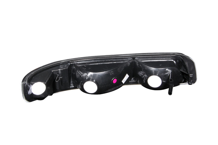 ANZO 1999-2002 Chevrolet Silverado 1500 Euro Parking Lights Black w/ Amber Reflector - Bull Strap