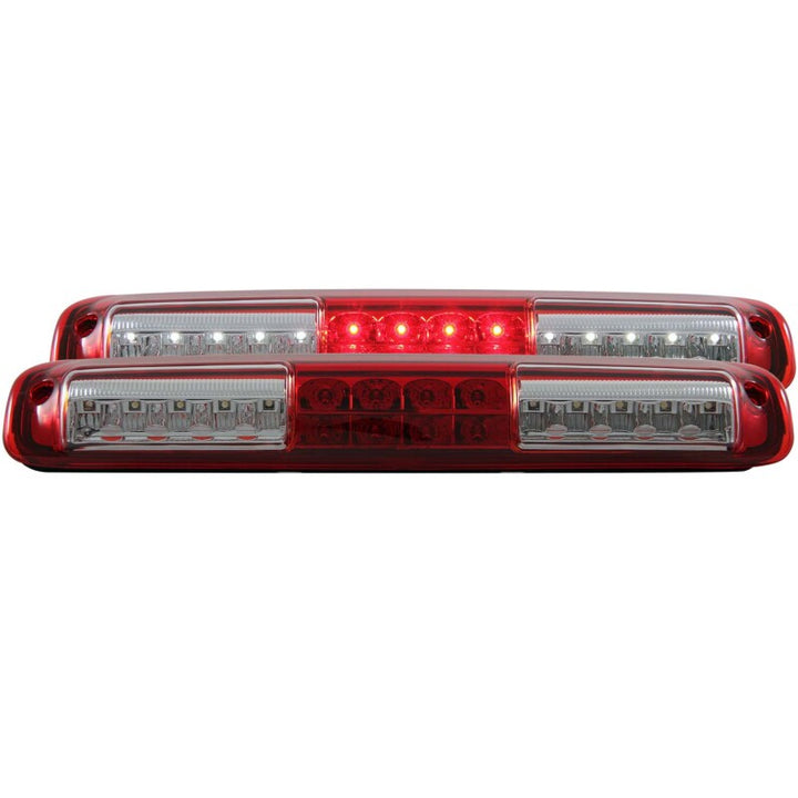 ANZO 1999-2006 Chevrolet Silverado LED 3rd Brake Light Red - Bull Strap