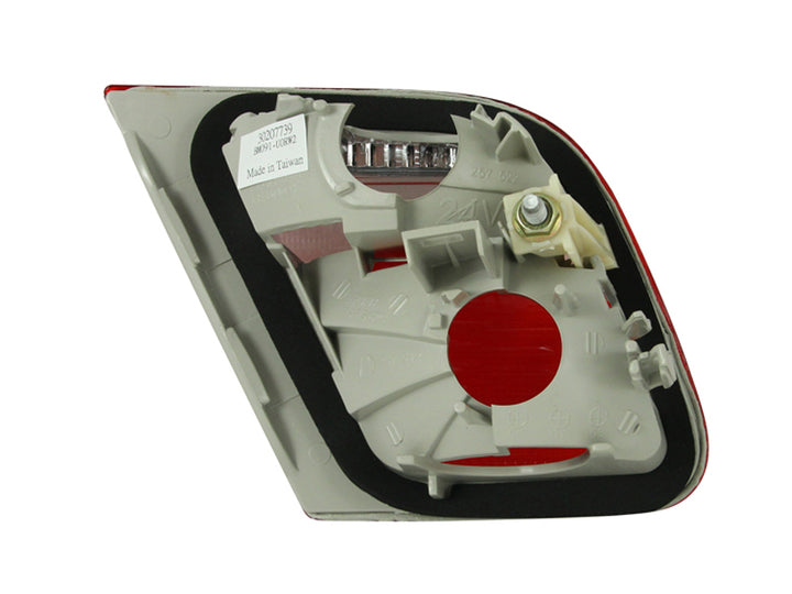 ANZO 2000-2003 BMW 3 Series E46 Taillights Red/Smoke - Inner - Bull Strap