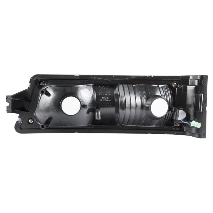 ANZO 2003-2006 Chevrolet Silverado 1500 LED Parking Lights Black w/ Amber Reflector - Bull Strap