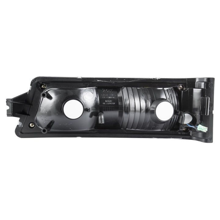 ANZO 2003-2006 Chevrolet Silverado 1500 LED Parking Lights Black w/ Amber Reflector - Bull Strap