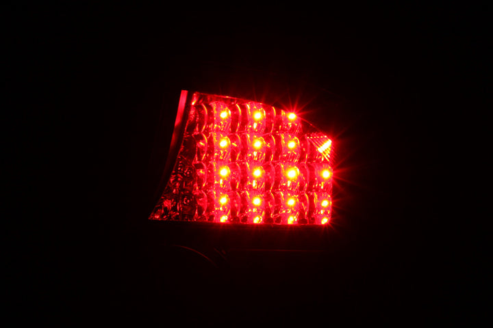 ANZO 2004-2005 Honda Civic LED Taillights Black - Bull Strap