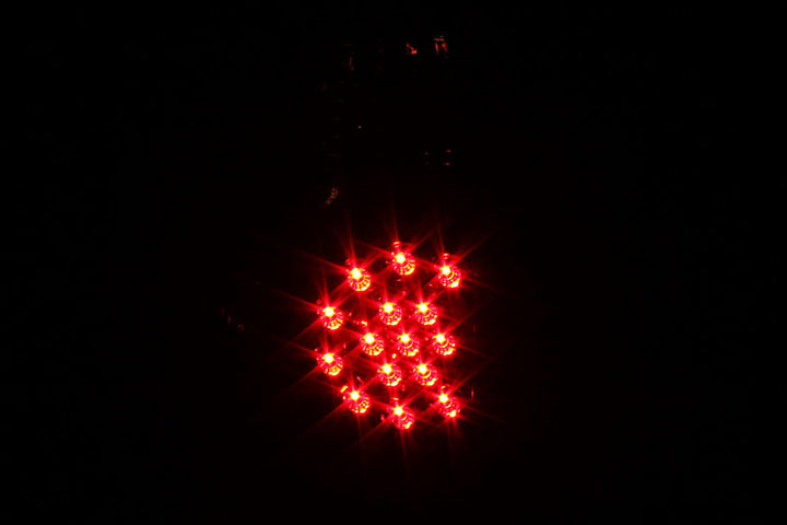 ANZO 2005-2015 Toyota Tacoma LED Taillights Black - Bull Strap