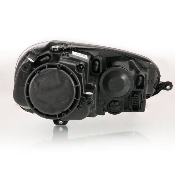 ANZO 2006-2009 Volkswagen Us Rabbit Crystal Headlight Black (Halogen Only) - Bull Strap