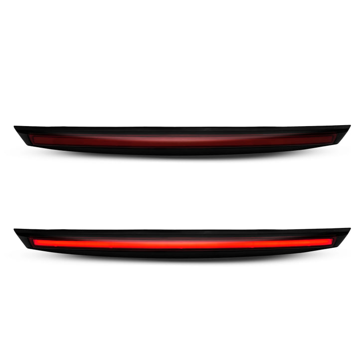 ANZO 2007-2014 Chevrolet Suburban 1500 LED 3rd Brake Light Black Housing Smoke Lens w/ Spoiler 1pc - Bull Strap
