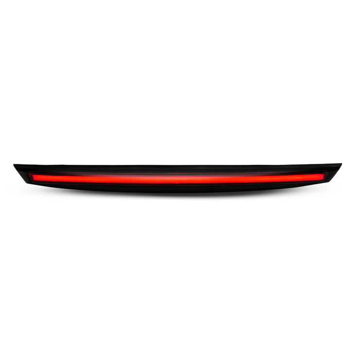 ANZO 2007-2014 Chevrolet Suburban 1500 LED 3rd Brake Light Black Housing Smoke Lens w/ Spoiler 1pc - Bull Strap