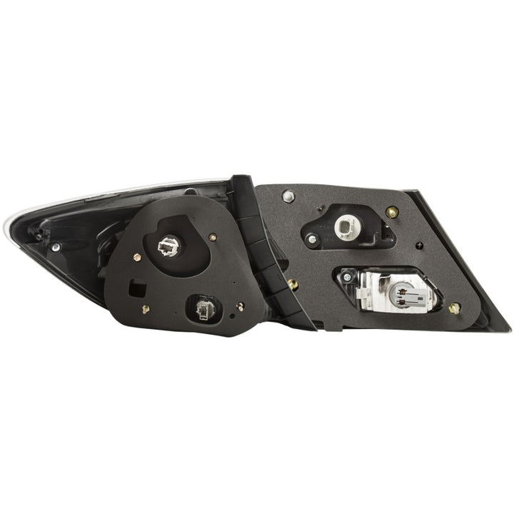 ANZO 2013-2015 Honda Civic (excludes hybrid) LED Taillights Chrome - Bull Strap