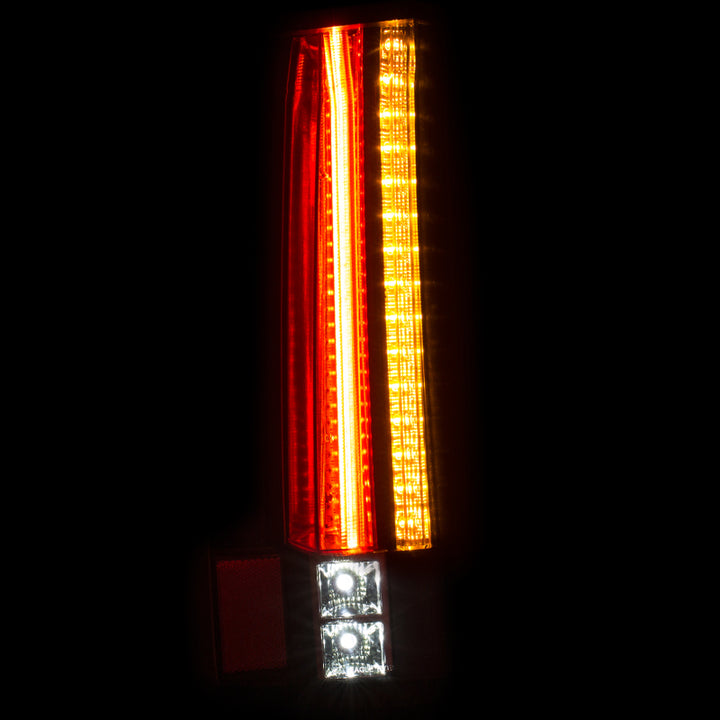 ANZO 2015-2017 GMC Yukon/Yukon XL LED Taillights Black - Bull Strap