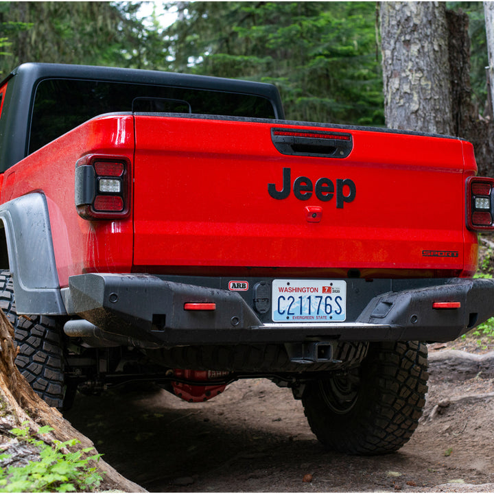 ARB 20-21 Jeep Gladiator JT Rear Bumper No Tire Carrier (Fit Kit NOT Included) - Bull Strap