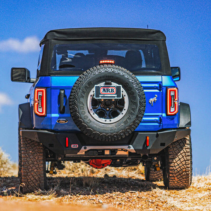 ARB 2021 Ford Bronco Rear Bumper Wide Body (Fit Kit NOT Included) - Bull Strap