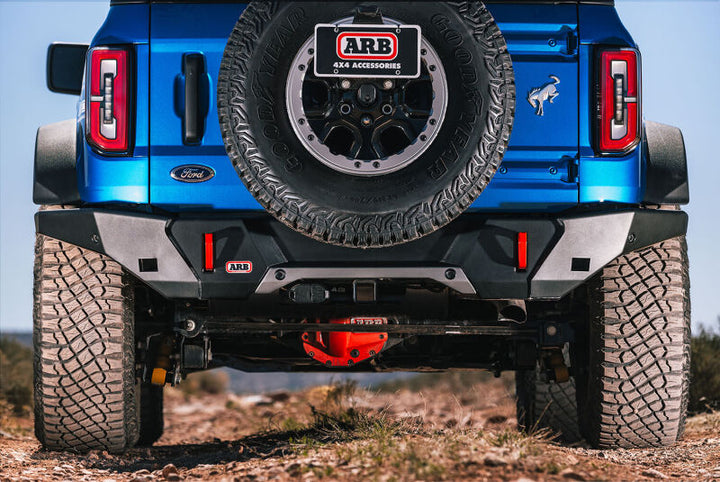ARB 2021 Ford Bronco Rear Bumper Wide Body (Fit Kit NOT Included) - Bull Strap