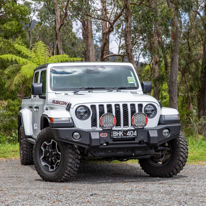 ARB 87-96 Jeep Wrangler YJ/ 97-06 Jeep Wrangler TJ Multi-fit Winch Bumper - Bull Strap
