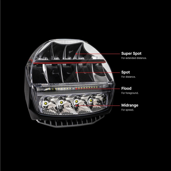 ARB Intensity IQ Driving Lights - Bull Strap