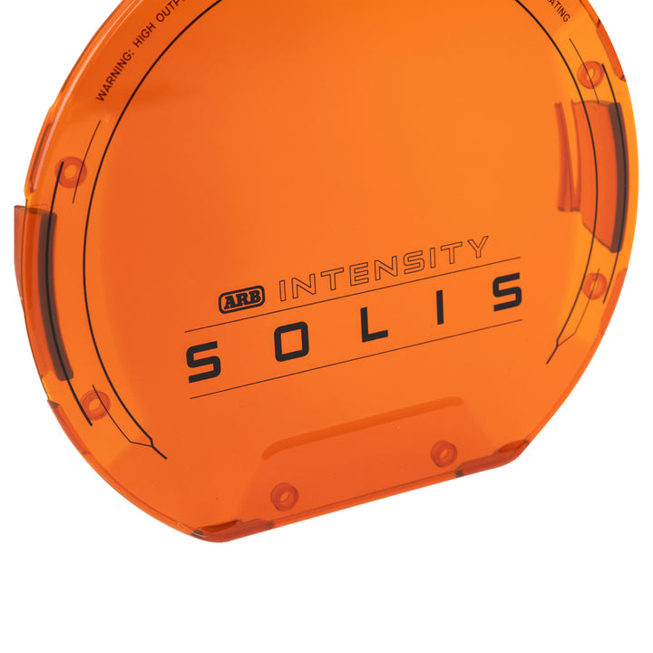 ARB Intensity SOLIS 36 Driving Light Cover - Amber Lens - Bull Strap