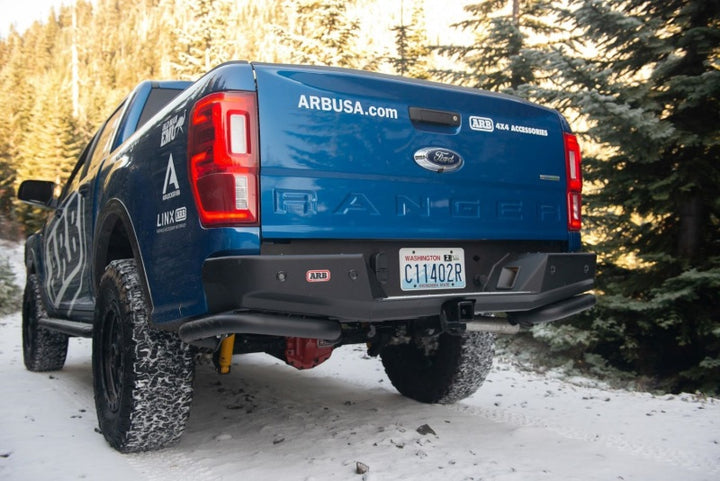 ARB Summit Rear Bumper 19-20 Ford Ranger Suite OE Towbar - Bull Strap
