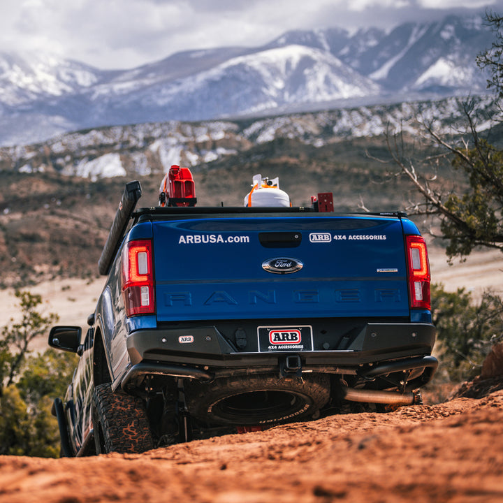ARB Summit Rear Bumper 19-20 Ford Ranger Suite OE Towbar - Bull Strap