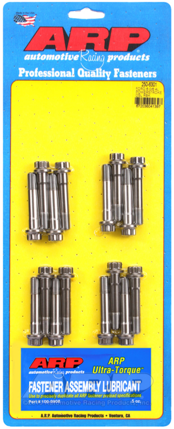 ARP Ford 6.0/6.4L Powerstroke Diesel Rod Bolt Kit - Bull Strap
