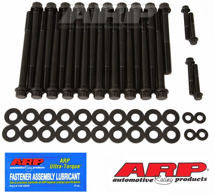 ARP Head Bolt Kit Chevrolet LT1 6.2L w/ M8 Corner Bolts Small BLock Head Bolt Kit - Bull Strap
