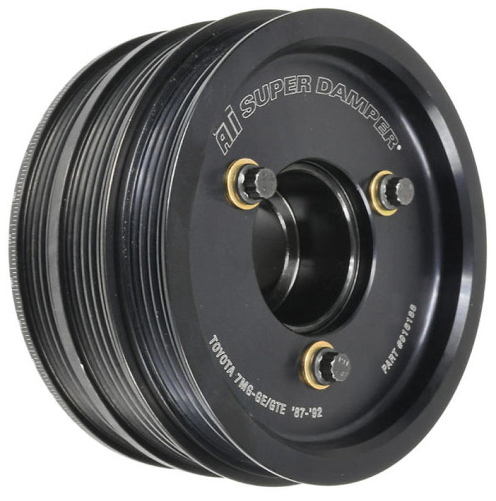 ATI Damper - 5.67in - Alum - (2) 4 Grv - Toyota Supra - 7M-Ge / GTe 3L - 87-92 - 800HP Max - 1Pc - Bull Strap