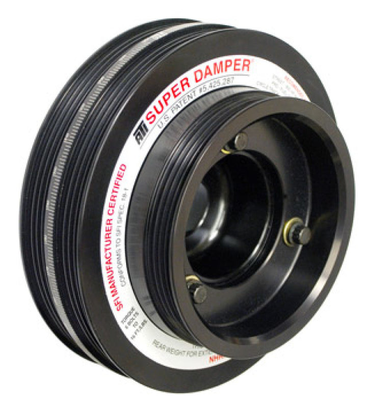 ATI Damper - 5.67in - Alum - (3) 4 Grv - Nissan 300ZX - V6 - 800HP or Less - 1Pc - Bull Strap
