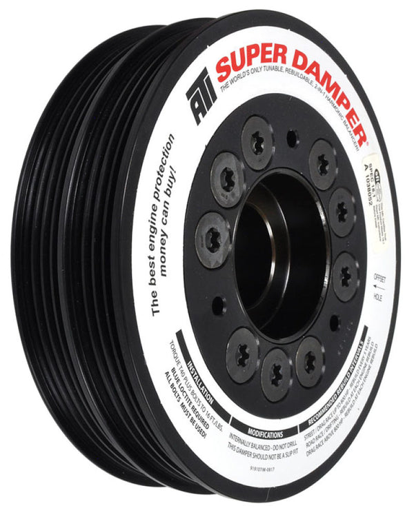 ATI Damper - 5.67in - Alum - 4 & 4 Grv - Toyota 3SGTE 1990 - 1995 Mr2 Turbo 7 Percent OD - Bull Strap