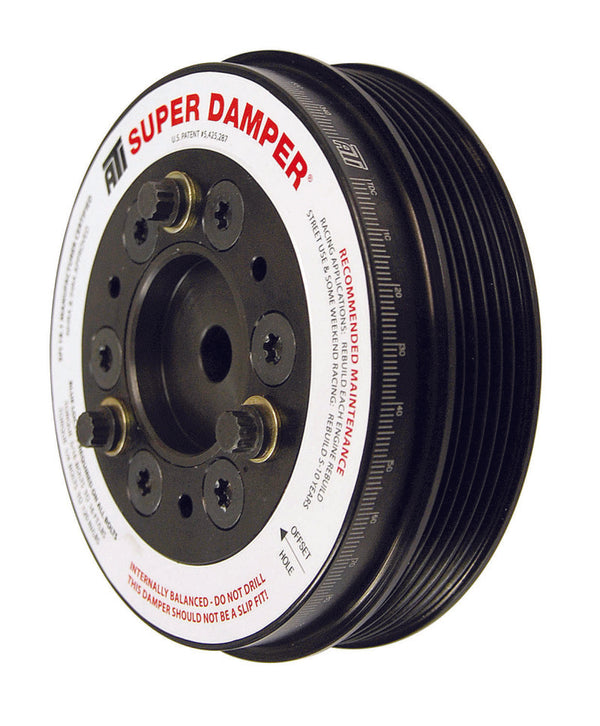ATI Damper - 5.67in - Alum - 6 Grv - Mini Cooper S - 1.6L -1Pc - Bull Strap
