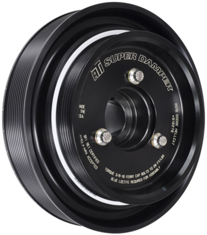 ATI Damper - 6.78in - Alum - (2) 4 Grv - Dodge - Srt4 - Neon / Pt Cruiser - Bull Strap