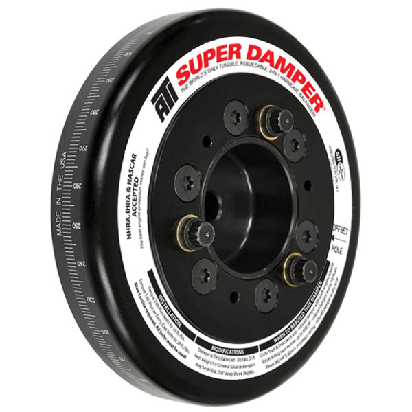 ATI Damper - 7.074in - Alum - 6 Grv - Scion/Subaru/Toyota - 4U-GSE - FA20 2.0L - 10 Percent UD - Bull Strap