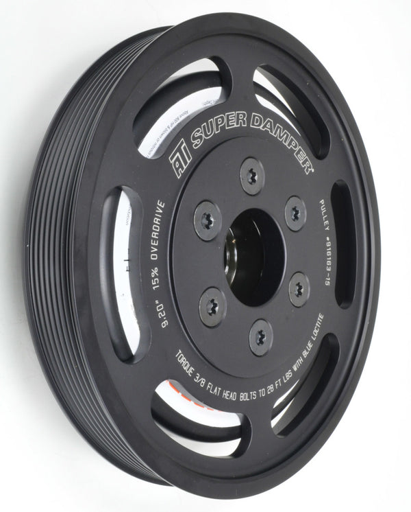 ATI Damper - 7.48in - Alum LW - 6 Grv - 2014+ Corvette LT1/LT4 - Dry Sump - 6 Bolt (Excl SC Pulley) - Bull Strap