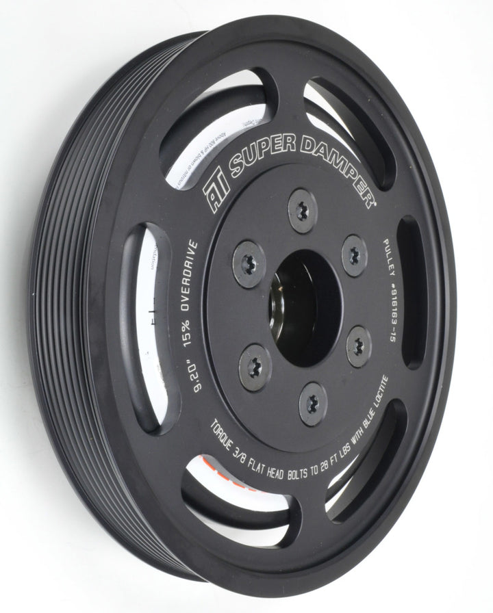ATI Damper - 7.48in - Alum LW - 6 Grv - 2014+ Corvette LT1/LT4 - Dry Sump - 6 Bolt (Excl SC Pulley) - Bull Strap