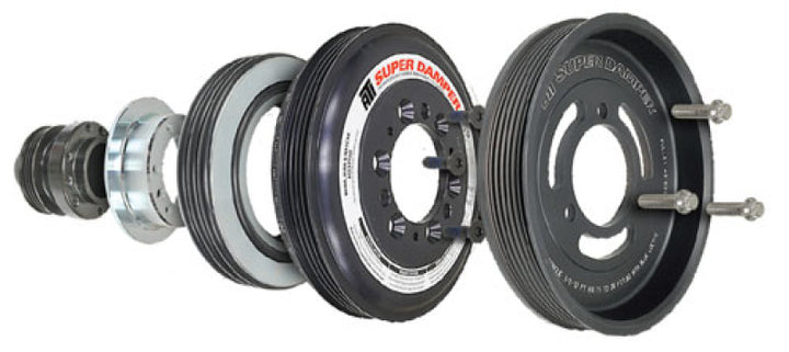 ATI Damper - 7.525in - Alum - 4 & 3 Grv - GM L86 6.2 V8 - Bull Strap