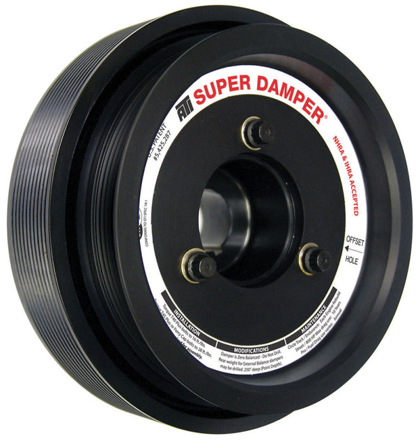 ATI Damper - 7.81in - Alum - 6/10 Grv - Ford GT 500 - 5.4 / 5.8 - 07-14 - 10 Percent OD Size - Bull Strap