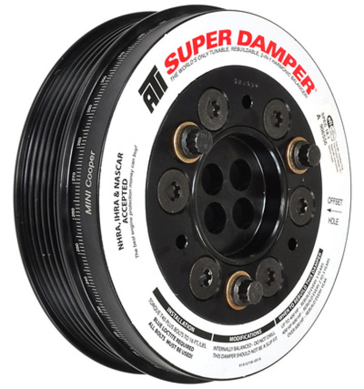 ATI Damper - Alum - Mini Cooper - B46/B48 - 3 Ring - Bull Strap